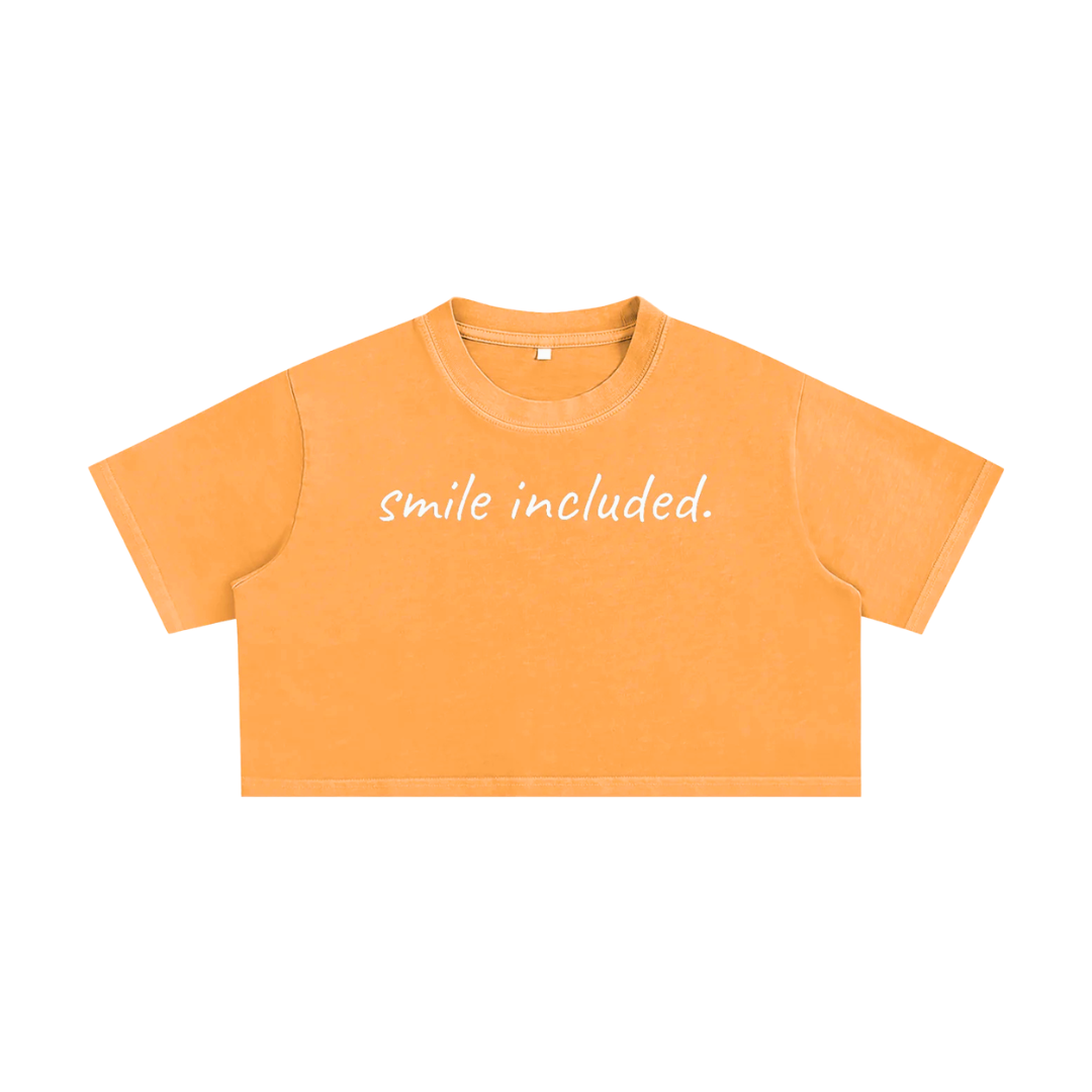 Smile Included Crop Top