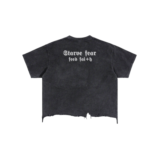 Starve Fear Feed Faith Boxy T-Shirt