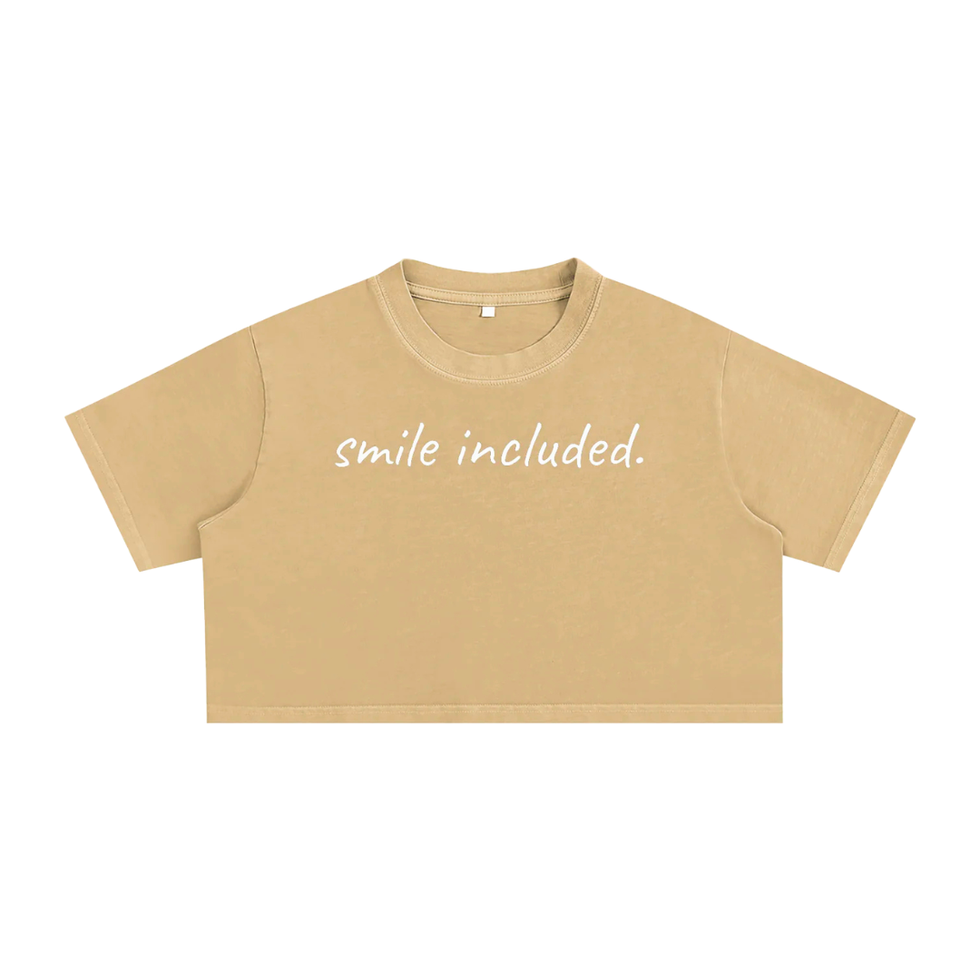Smile Included Crop Top