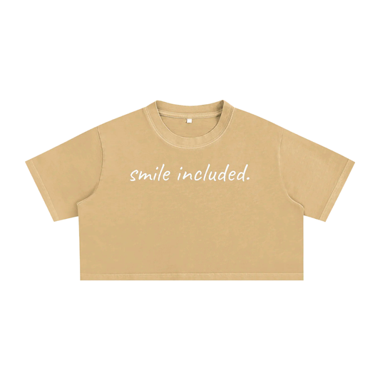 Smile Included Crop Top