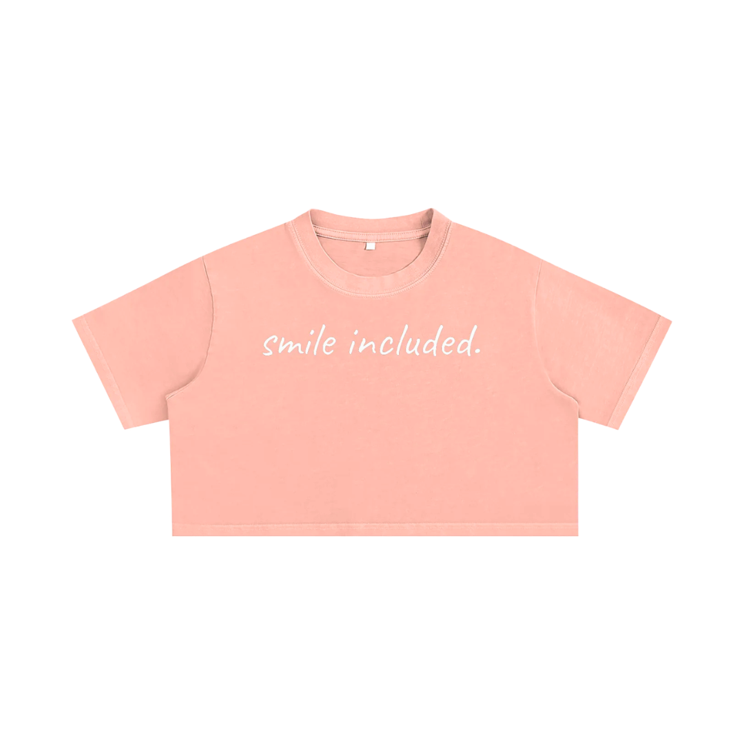 Smile Included Crop Top